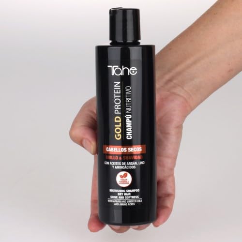 Tahe Gold Protein Treatment Set for Dry Hair - Deep Conditioning Hair Repair Kit for Damaged & Frizzy Hair | At-Home Salon Quality Hair Care for Women & Men
