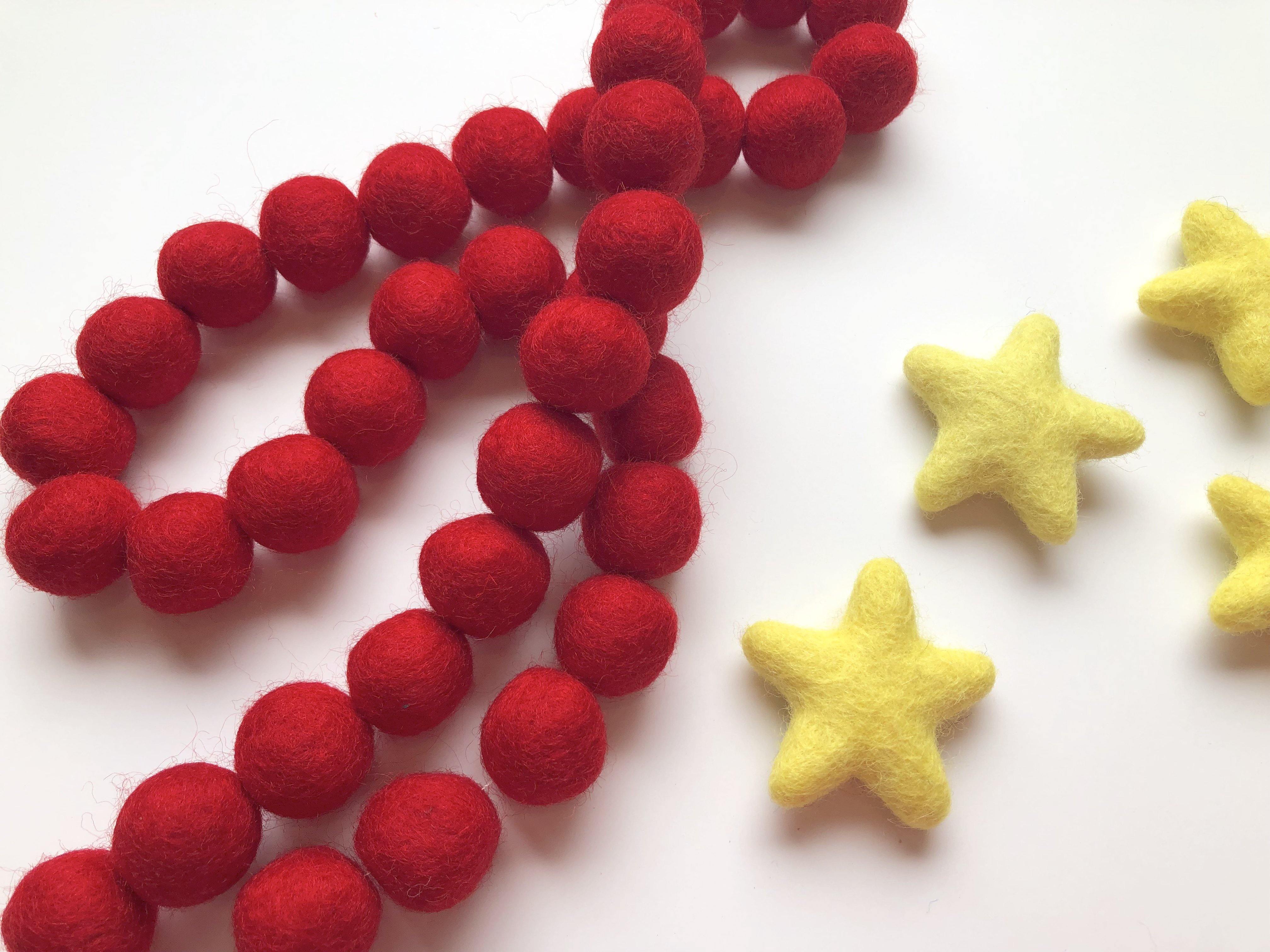 Premium Solid Red Garland - Elegant Christmas & Holiday Decor for Home, Party, and Wedding Decorations - Perfect for Indoor & Outdoor Festive Celebrations