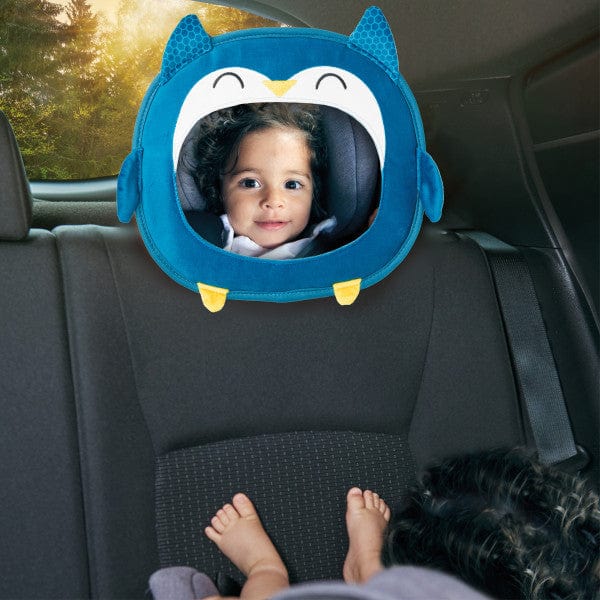 Diono Mirror Easy View Owl - Rear View Baby Car Mirror for Safe Driving & Backseat Monitoring - Perfect for Parents & Caregivers on the Go