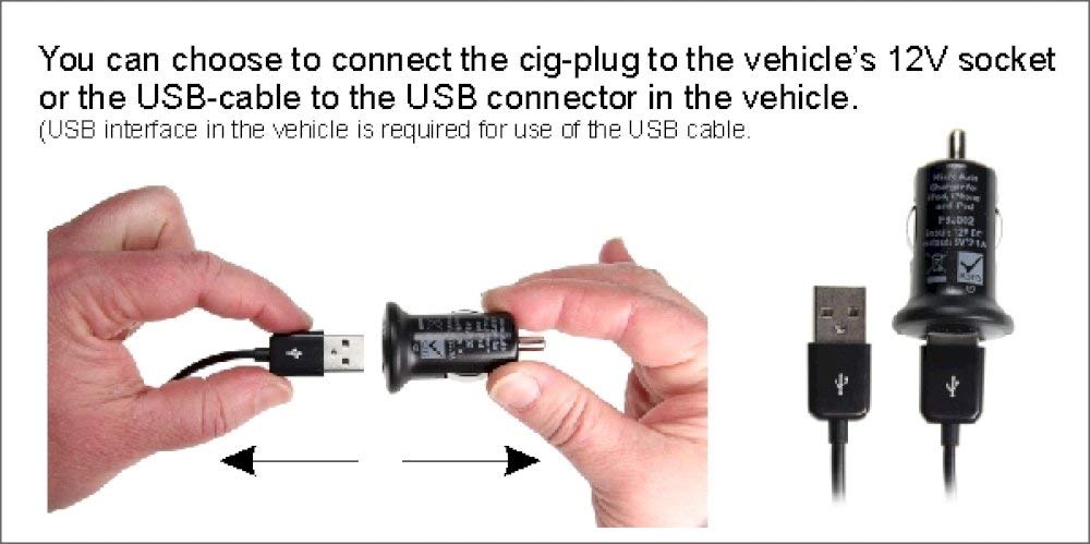 Brodit 521577 Active Holder with Cigarette Lighter Plug for Apple iPad Air - 1 Pack - Perfect for Car Mounting & Hands-Free Navigation