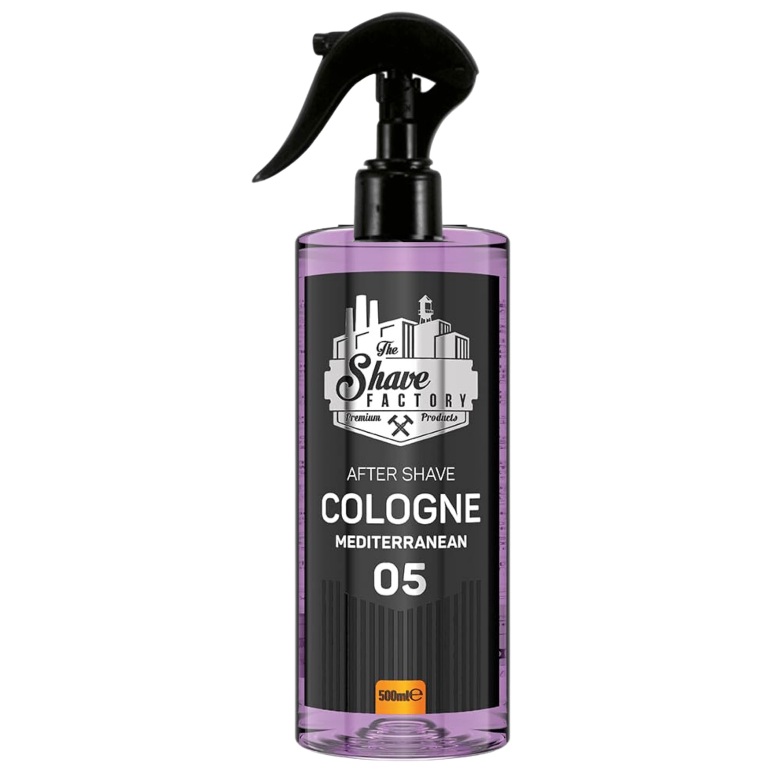 The Shave Factory Pump Spray After Shave Cologne for Men - Mediterranean Scent, Alcohol-Free Post Shave Balm with Soothing Aloe Vera - Perfect for Daily Use & Gift for Him