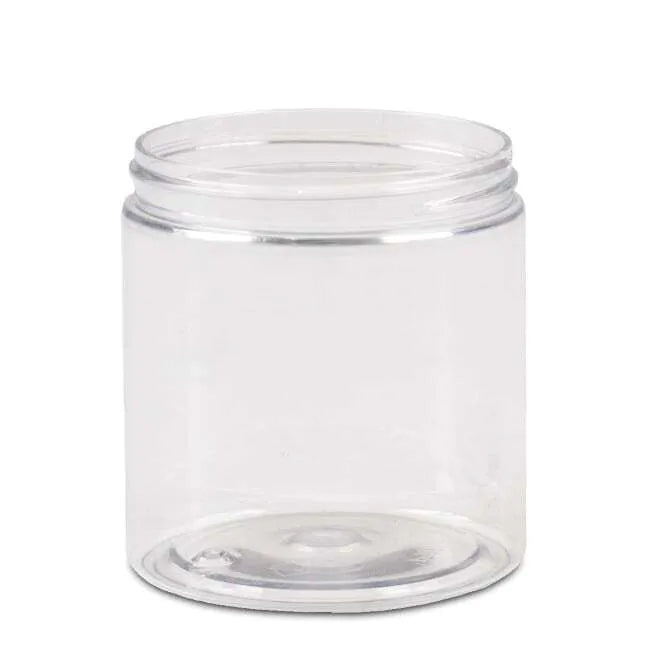 Twist Bodega Jar Without Lid - 8.4oz Clear Glass Container for Spices, Herbs & DIY Crafts | Perfect for Kitchen Storage, Bath Salts & Small Item Organization