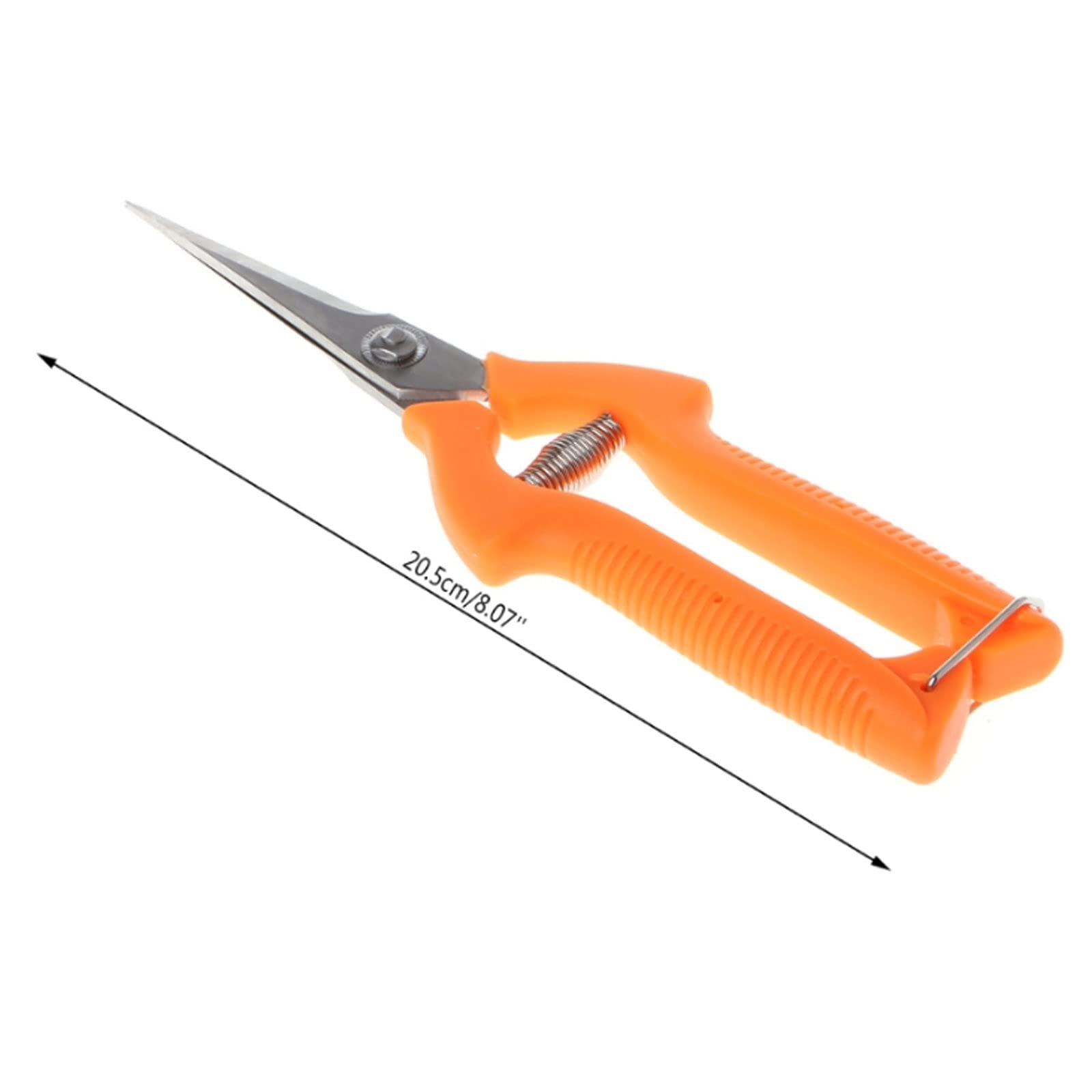 Premium Gardening Pruning Shears - Sharp Stainless Steel Hand Pruners for Precise Cutting of Plants, Roses, Berries & Grape Picking - Ideal for Small Gardens, Pots & Outdoor Use