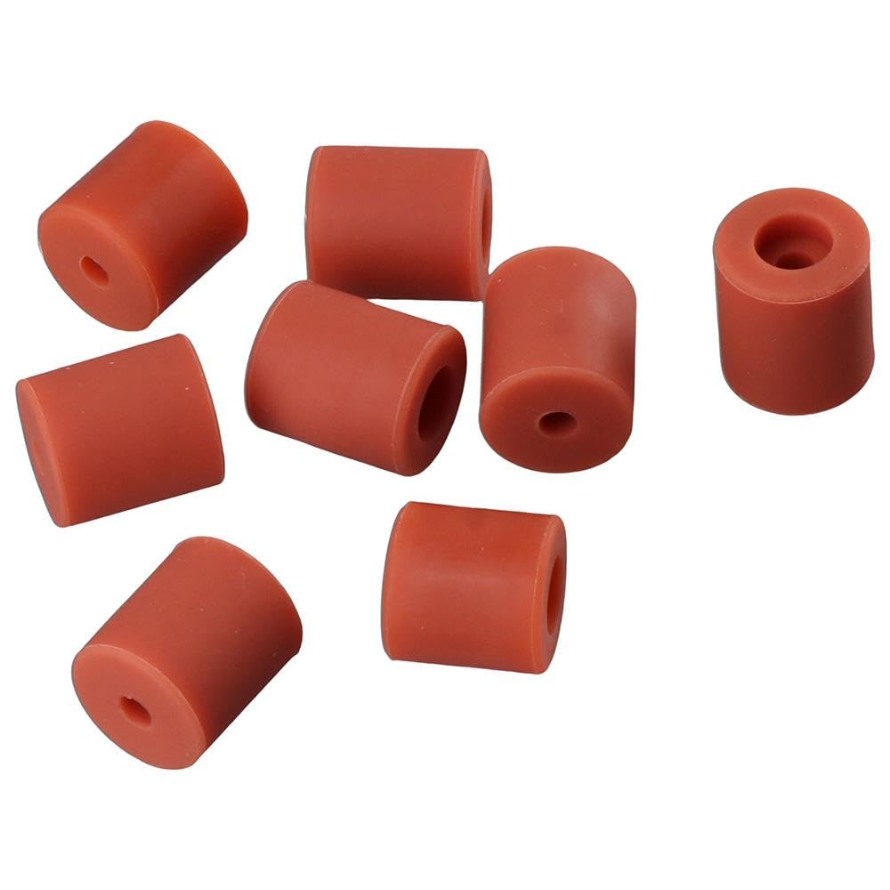 8 Pcs 3D Printer Silicone Solid Bed Mounts - Heatbed Leveling Shock Absorber Parts for Creality Ender 3/5, CR-10 - Perfect for Stable Printing & Vibration Reduction