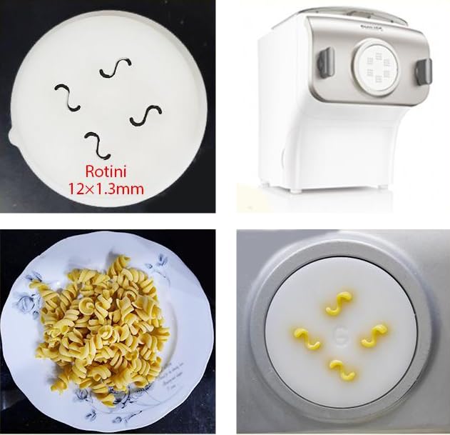 Philips Pasta Maker Rotini Pasta Disc Attachment - 12x1.3mm Noodle Shape for Automatic Pasta Machine | Perfect for Homemade Italian Pasta, Family Dinners & Restaurant-Style Meals