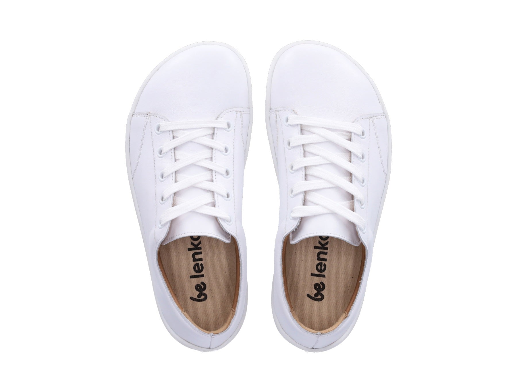 Barefoot Sneakers for Women & Men - Be Lenka Prime 2.0 Minimalist Shoes | Lightweight & Flexible White Running Shoes | Perfect for Gym, Yoga & Everyday Wear
