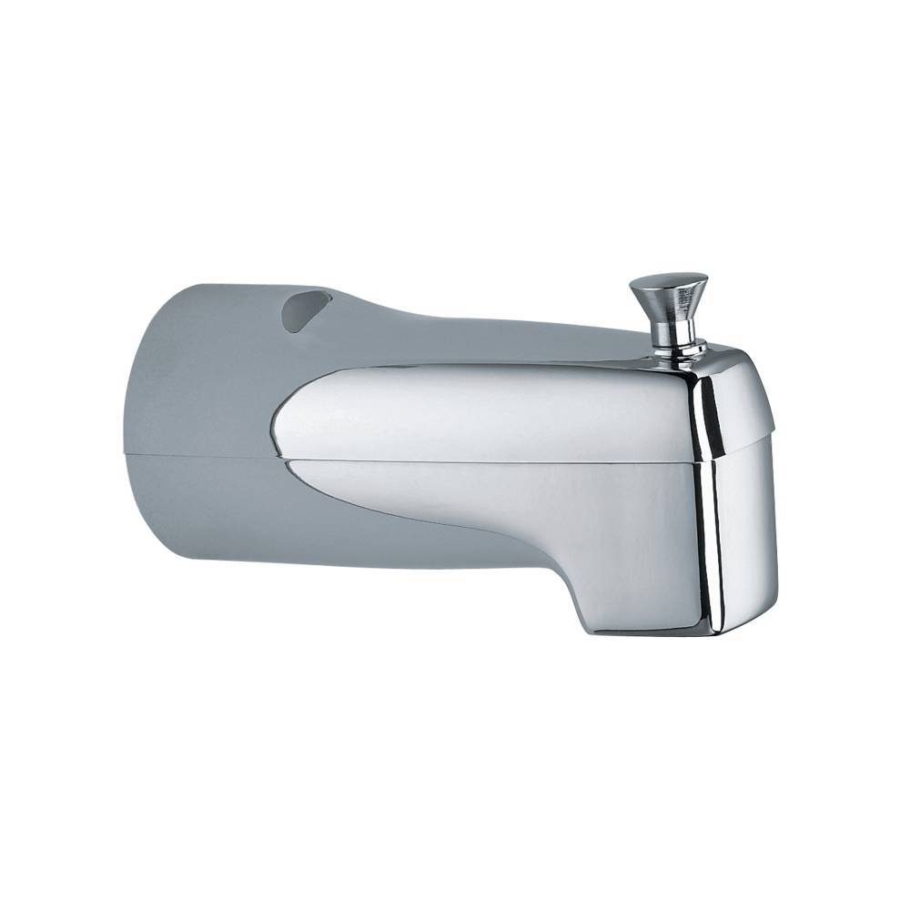 Moen 3931 5-1/2 Inch Concentric Tub Spout with Diverter, Slip Fit, Chrome Finish - Perfect for Bathroom Faucet Replacement and Shower Installation