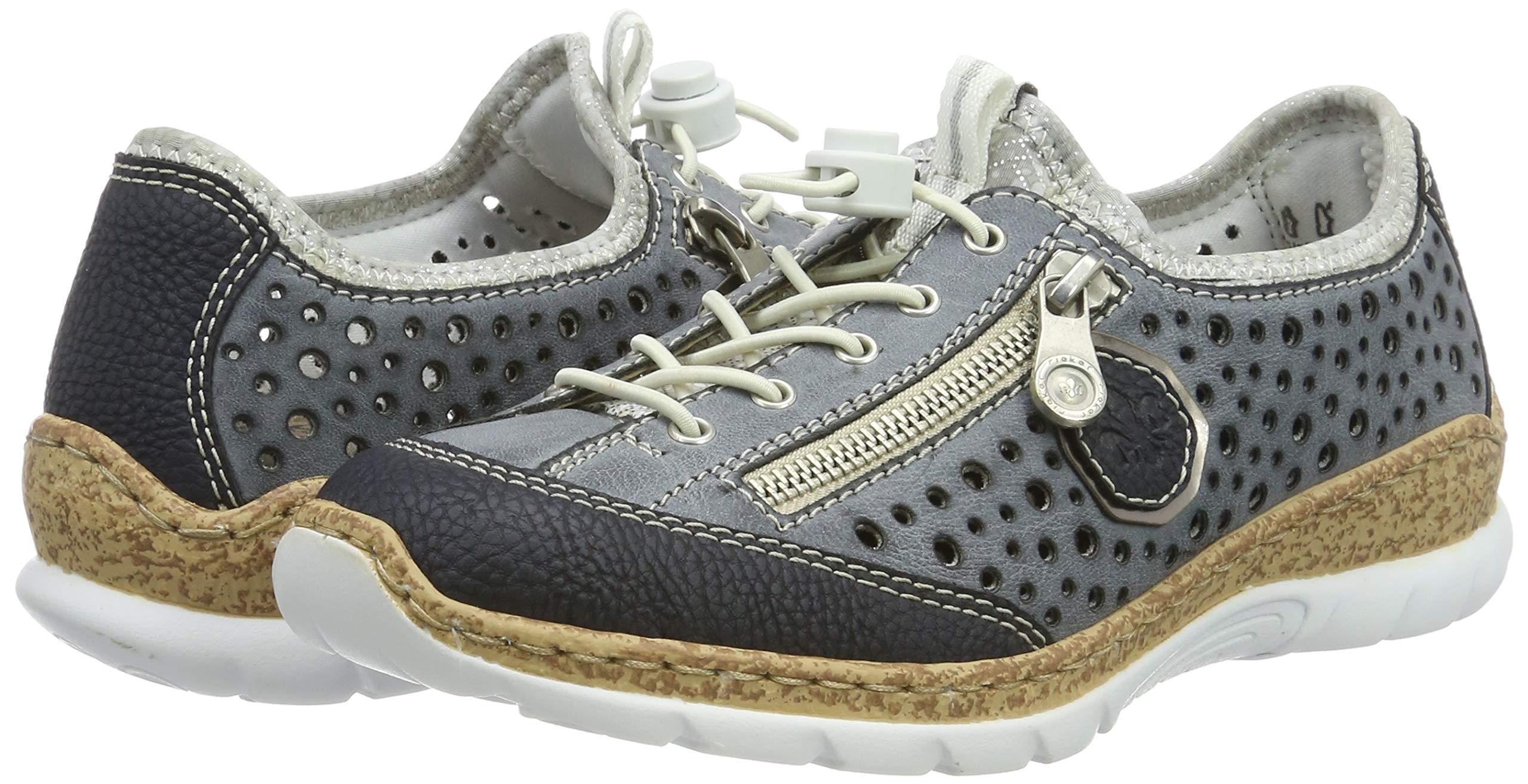 Rieker Women's Comfort Loafers - Slip-On Casual Shoes for Work, Walking & Everyday Wear | Lightweight & Supportive Footwear for Office, Travel & Outings