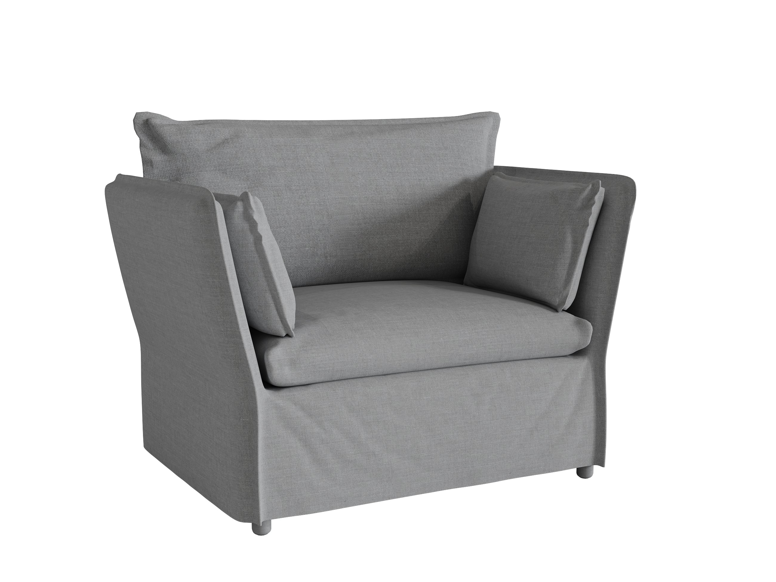 Stylish Backsalen 1.5 Seat Armchair Cover - Soft Stretchable Slipcover for Living Room, Bedroom & Office - Perfect for Home Decor & Furniture Protection