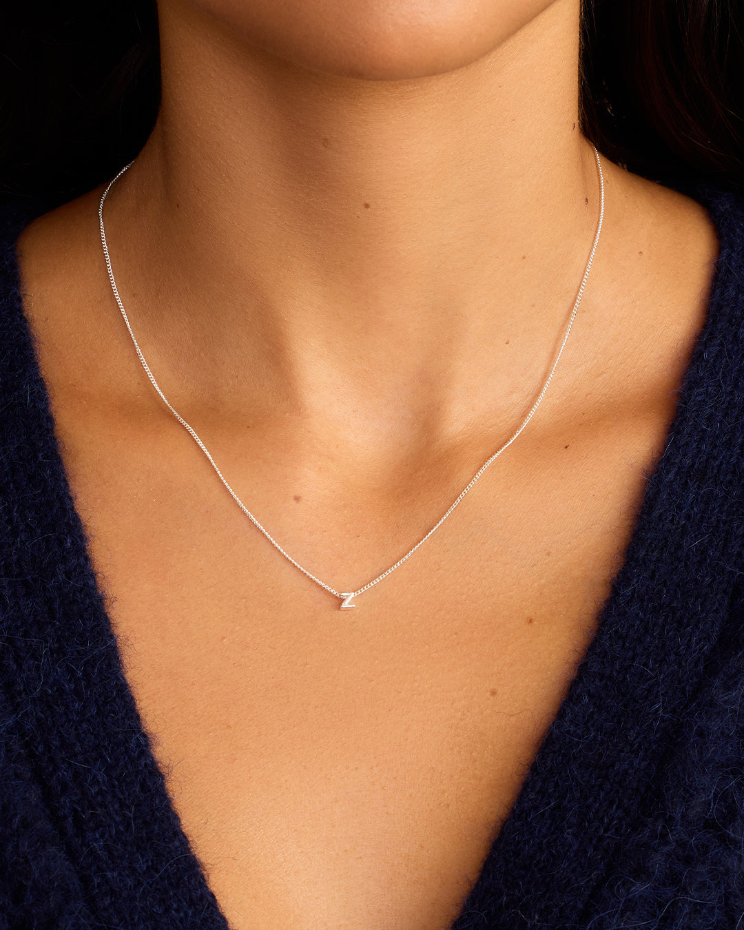 Wilder Mini Alphabet Necklace - Personalized Initial Pendant Jewelry for Women | Perfect Gift for Birthday, Anniversary & Everyday Wear