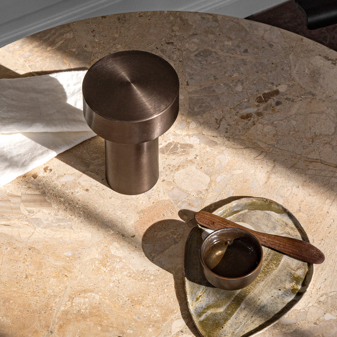 Harbour Round Counter Table - Stylish Bar Height Dining Table for Kitchen, Breakfast Nook & Small Spaces