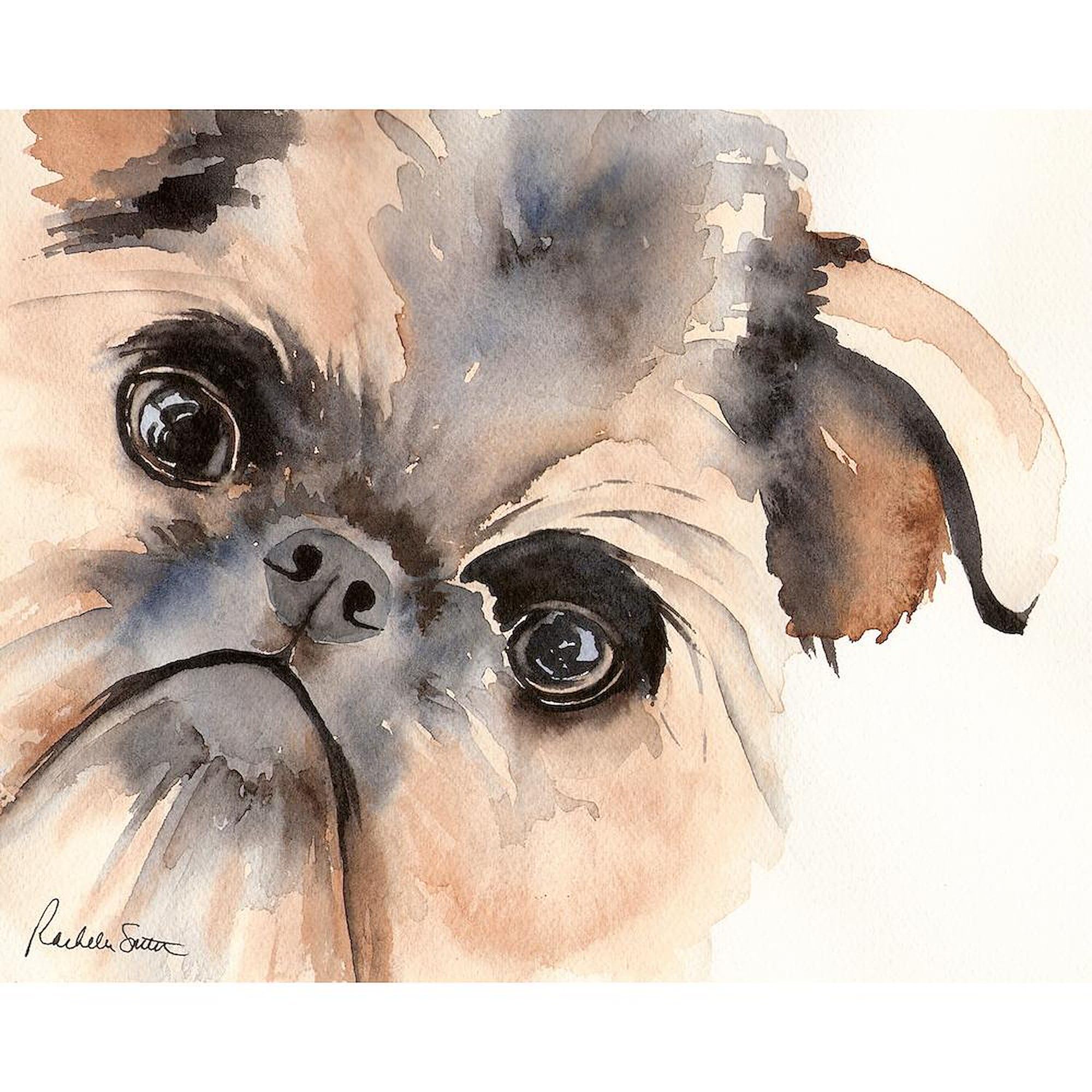 Brussels Griffon Ceramic Coffee Mug 11 oz (325 ml) - Funny Dog Lover Gift for Home, Office & Travel - Perfect for Tea, Hot Chocolate & Coffee Lovers