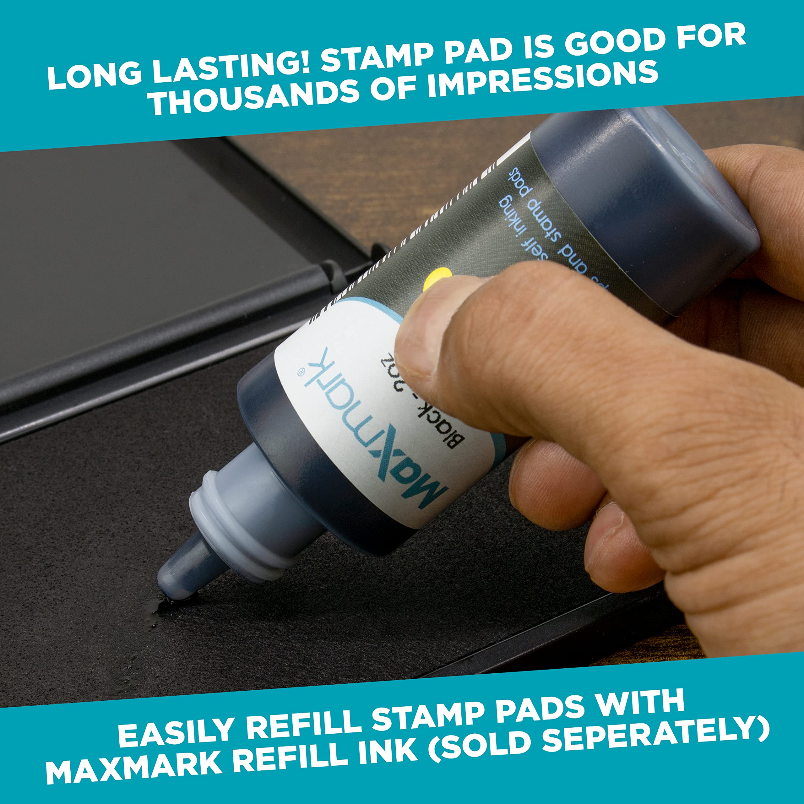 Premium Large Purple Ink Stamp Pad - 3.5