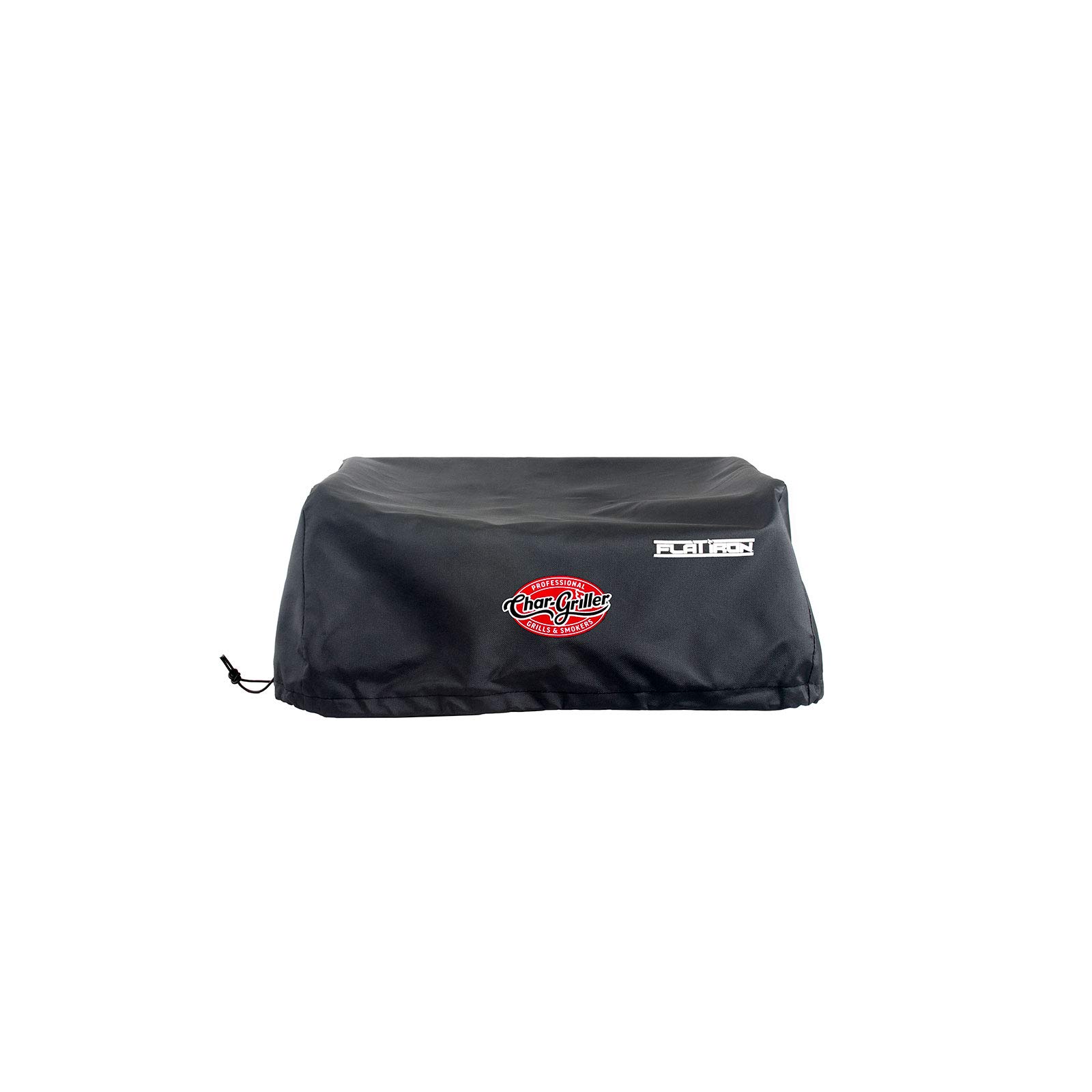 Char-Griller 8275 Portable Griddle Cover - Heavy Duty Black Weatherproof BBQ Grill Cover for Outdoor Cooking, Camping & Backyard Grilling