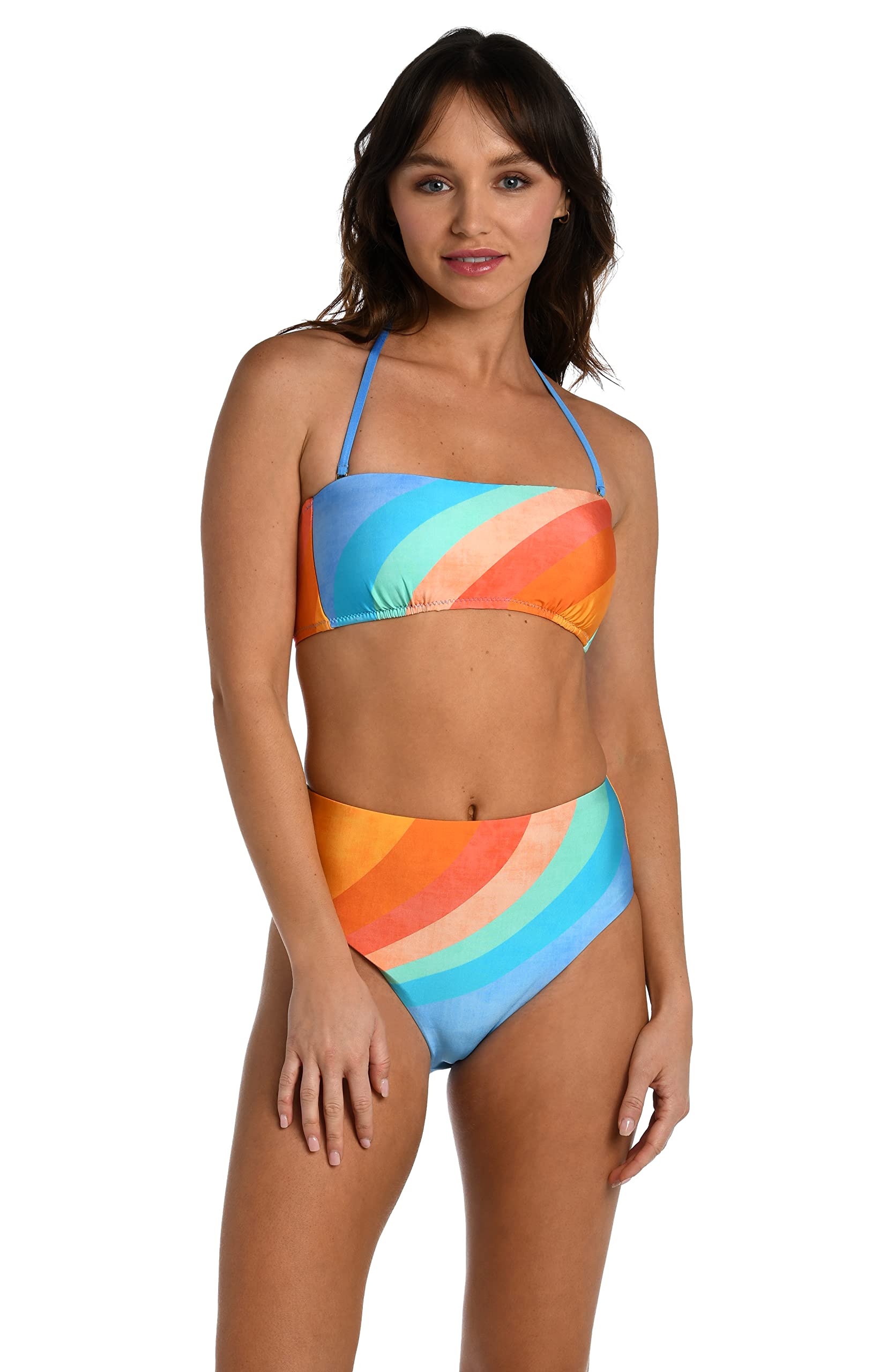 Sunshine 79 Women's Bandeau Bikini Top - Adjustable Straps & Removable Padding - Perfect for Beach, Pool & Summer Vacations