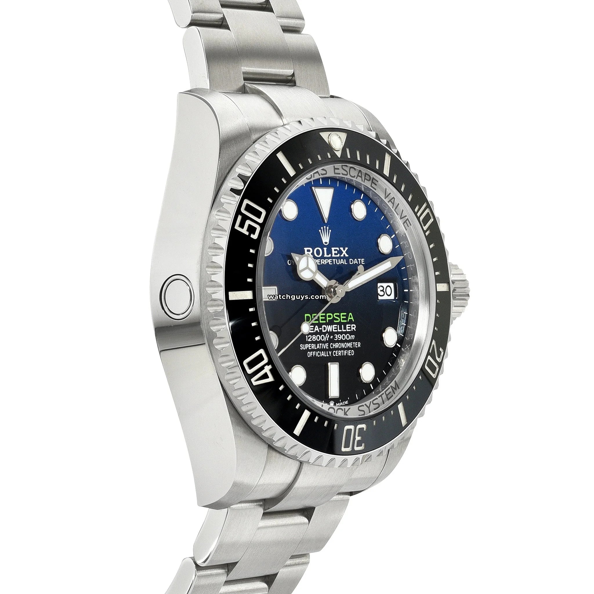 Rolex Sea-Dweller Deepsea 136660 Men's Luxury Dive Watch - 44mm Stainless Steel, Black Dial, James Cameron Edition for Professional Scuba Diving & Deep Sea Exploration