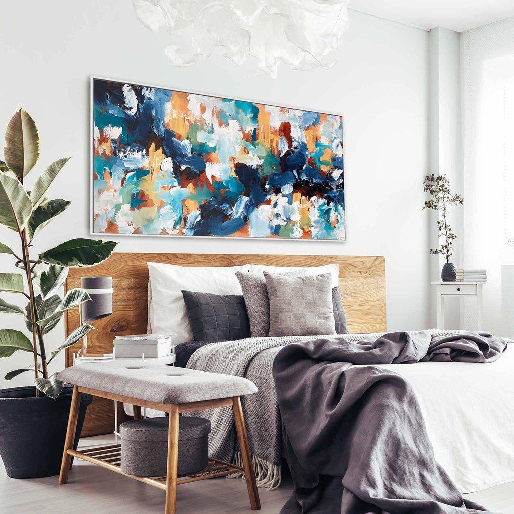The Dreamers Original Painting - Handmade Canvas Art for Home Decor, Office & Gift Ideas | Perfect for Living Room, Bedroom & Wall Art