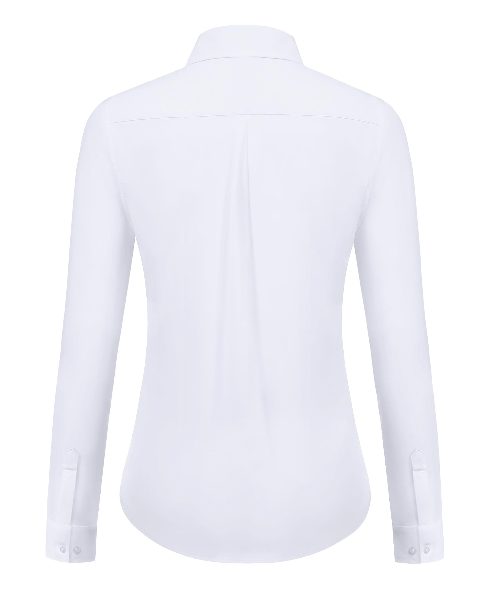 Siliteelon Women's Cotton Button Down Dress Shirts - Long Sleeve Blouse, Regular Fit Work Shirt for Office & Business Casual | Professional & Everyday Wear
