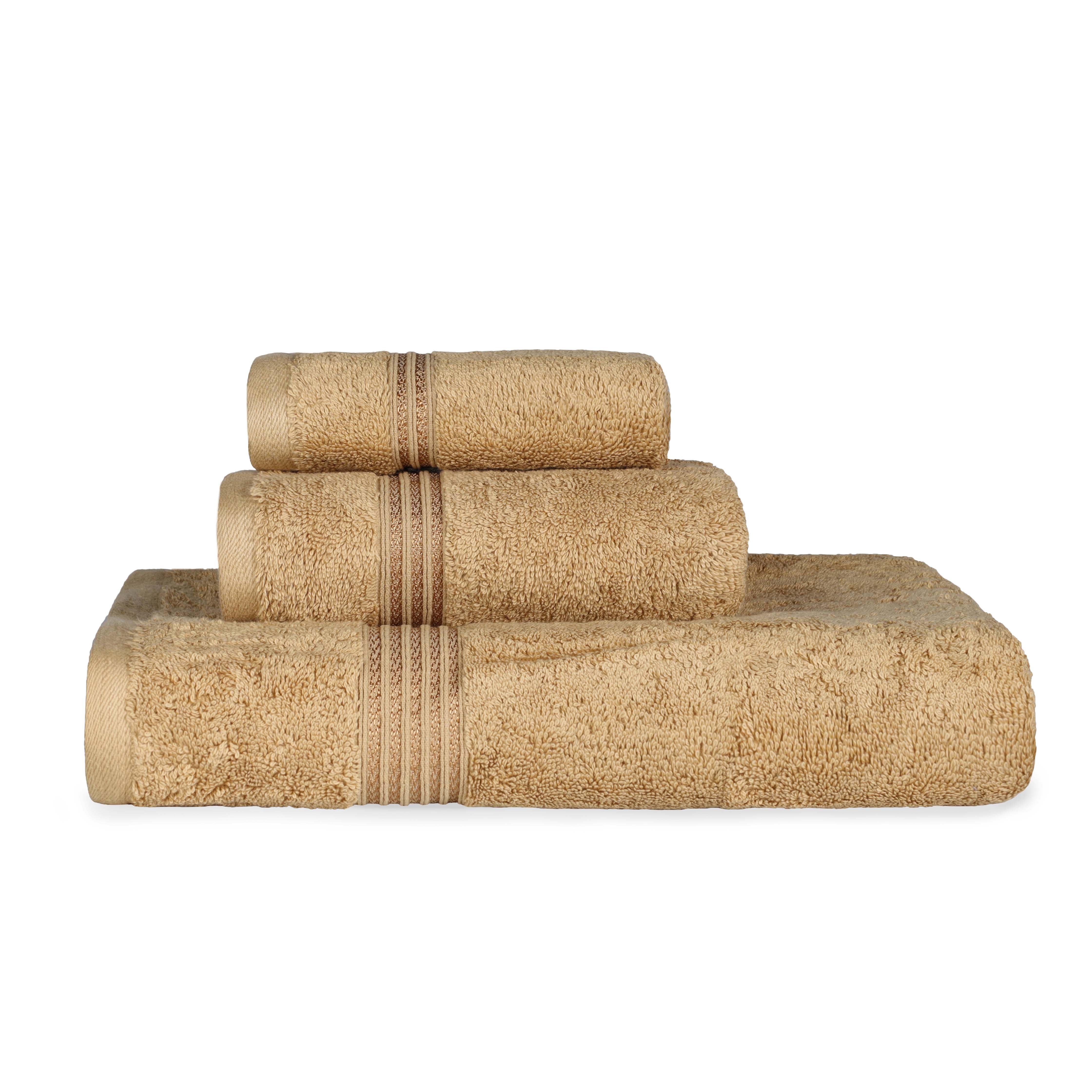 Premium Egyptian Cotton 3-Piece Towel Set - Ultra Soft, Highly Absorbent Bath Towels for Spa, Bathroom & Luxury Home Use