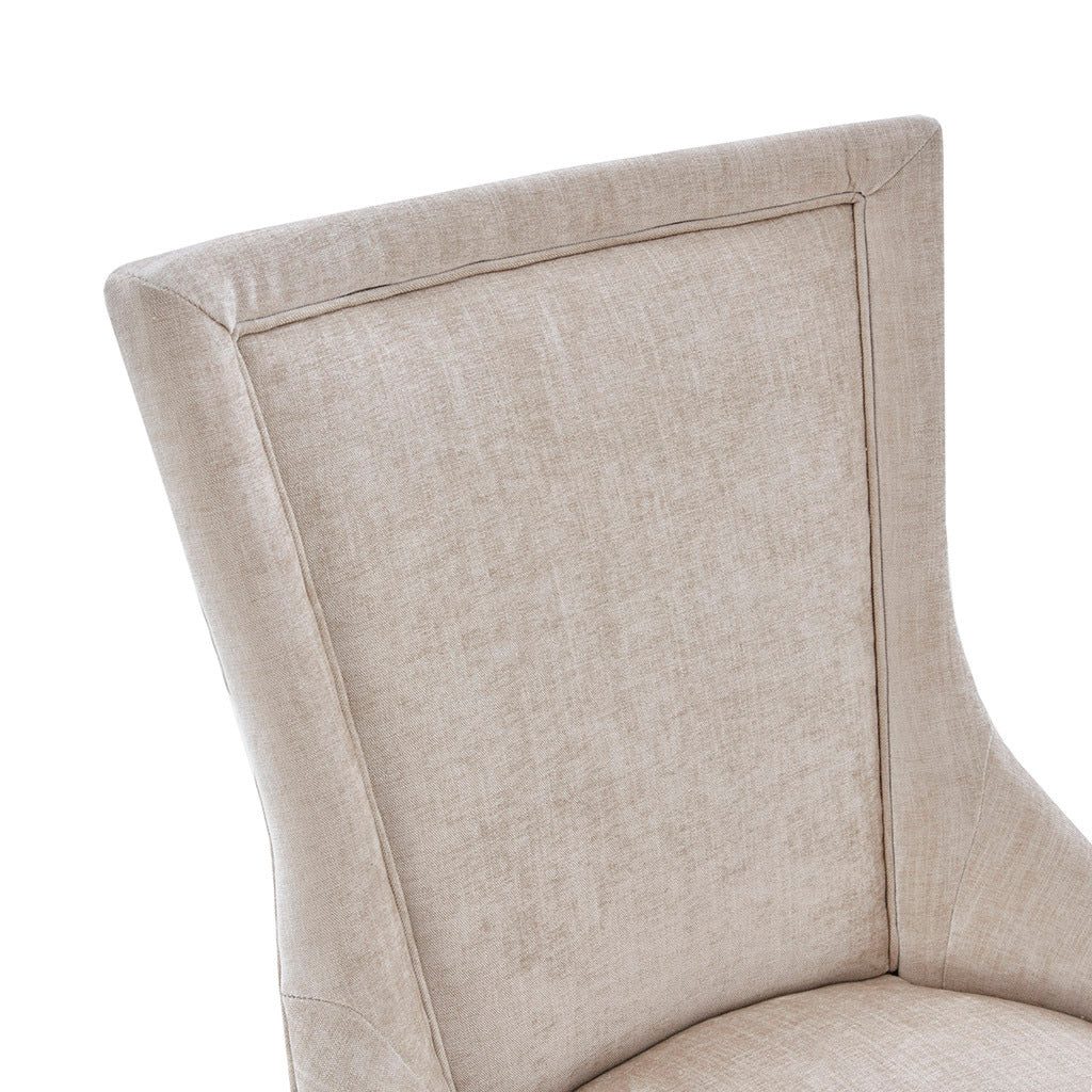 Modern Dining Chairs Set of 2 - Sturdy Wooden Side Chairs with Padded Seat - Perfect for Kitchen, Dining Room, Breakfast Nook & Small Spaces