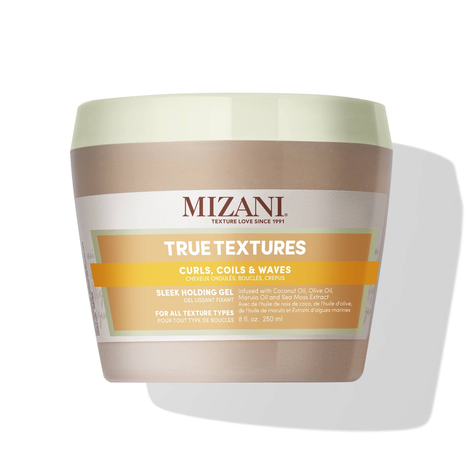 True Textures Sleek Holding Gel - Strong Firm Hold Hair Gel for Men & Women | Flexible, Flake-Free Styling for All Hair Types | Perfect for Curly, Wavy & Straight Hair - Daily Use & Special Occasions