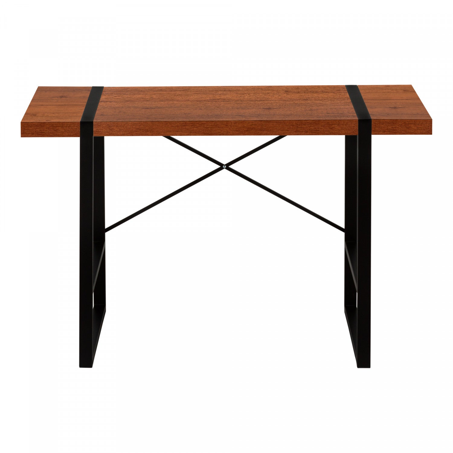 Dray Desk Cherry Wood Standing Desk - Adjustable Height Home Office Desk for Work & Study - Perfect for Remote Work, Gaming & Ergonomic Workspace Setup