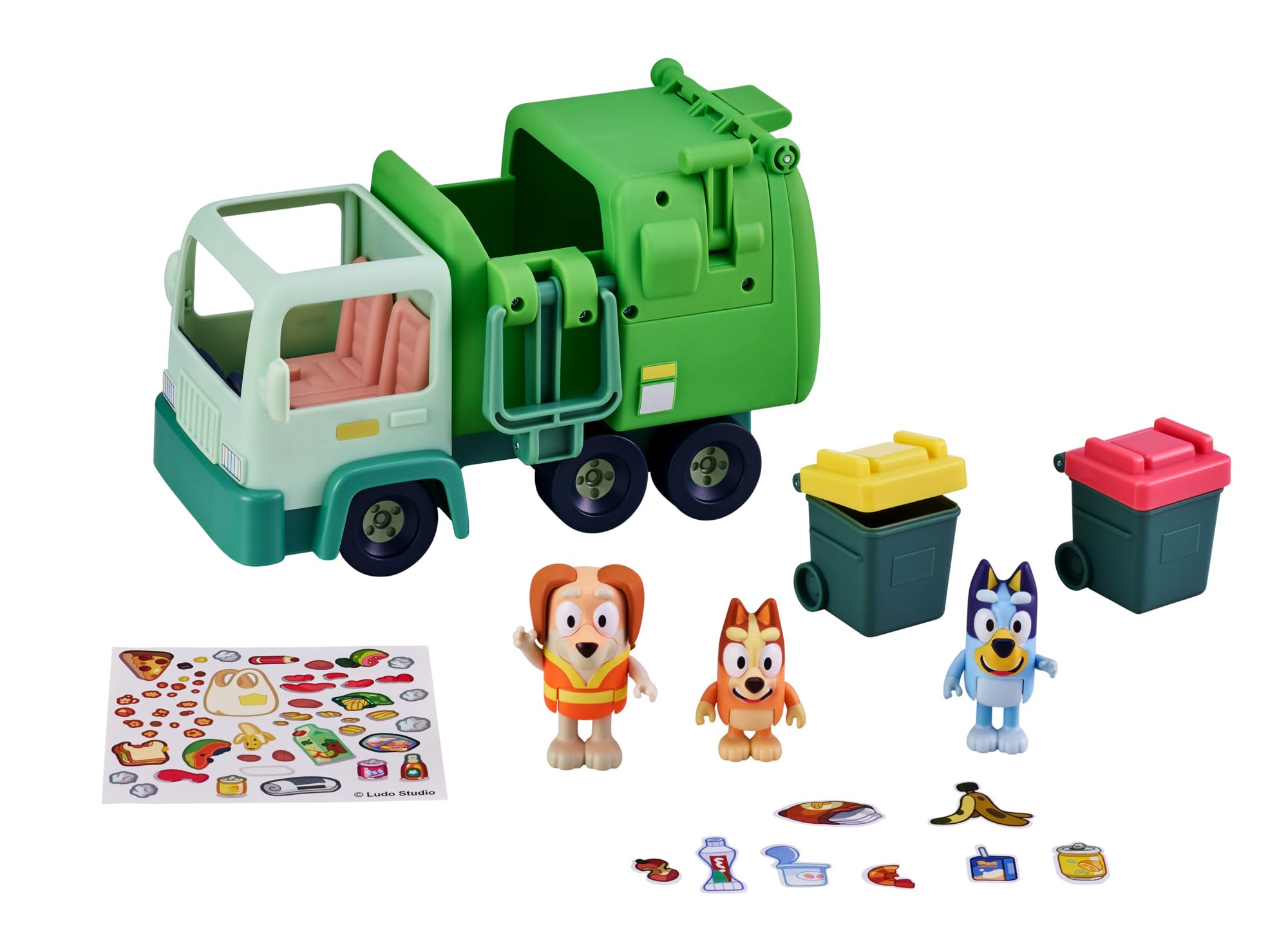 Bluey Garbage Truck Playset with 2.5