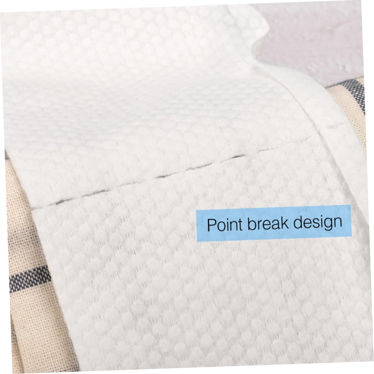 Healeved 9m Roll Thick Non-Woven Cleaning Wipes | Double Grid Cotton Disposable Towels | Skin-Friendly Makeup Remover & Beauty Wipes | Perfect for Home, Salon & Travel Use
