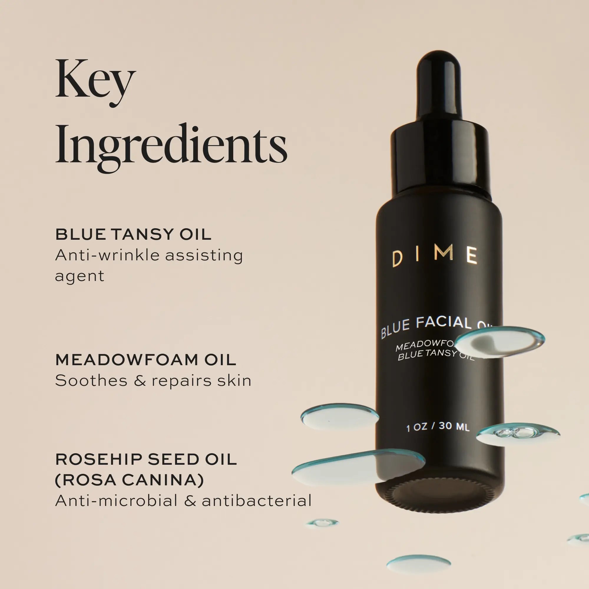 Organic Blue Tansy Facial Oil for Glowing Skin - Hydrating & Anti-Aging Face Oil for Dry, Sensitive Skin | Perfect for Night Routine & Skincare Regimen