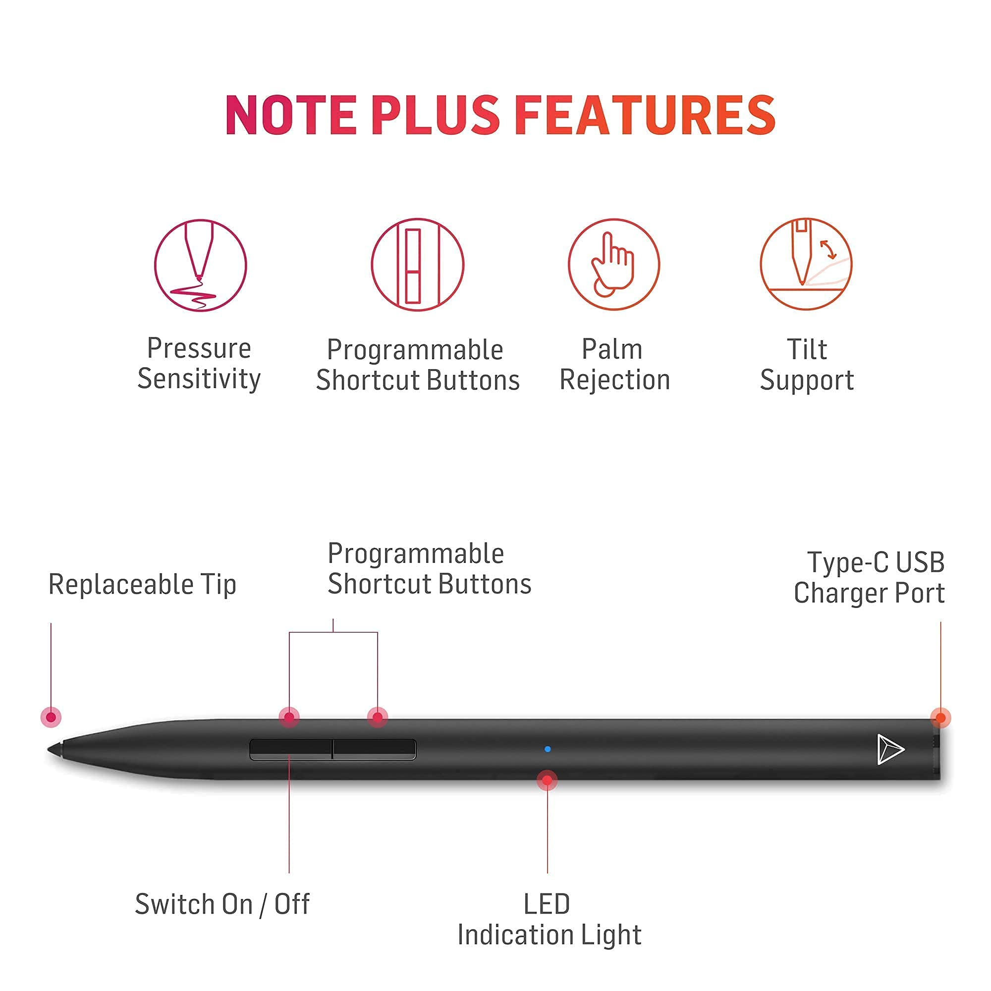 Adonit Note+ Smart Pencil Holder Case Compatible with iPad Air 4th Generation - Protective Cover with Apple Pencil Storage for Writing, Drawing & Note-Taking