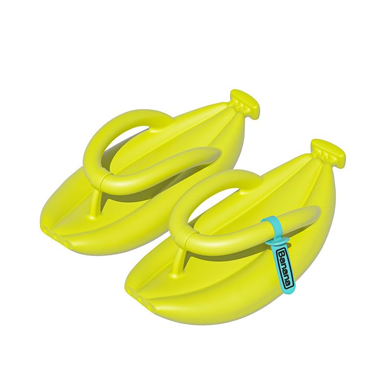 Comfortable Non-Slip Banana Slippers for Couples - Soft EVA Bathroom & Home Slippers for Women & Men - Perfect for Indoor Use, Spa Days, and Cozy Lounging
