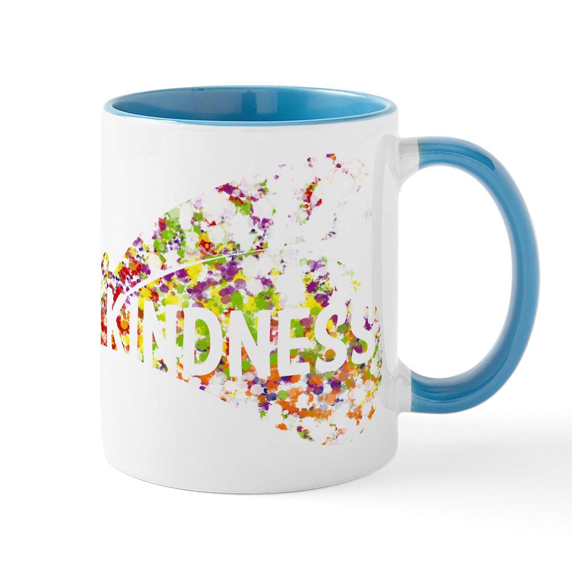 Scatter Kindness Ceramic Coffee Mug - 11 oz (325 ml) - Perfect for Tea, Coffee & Hot Drinks - Ideal for Home, Office & Gifts