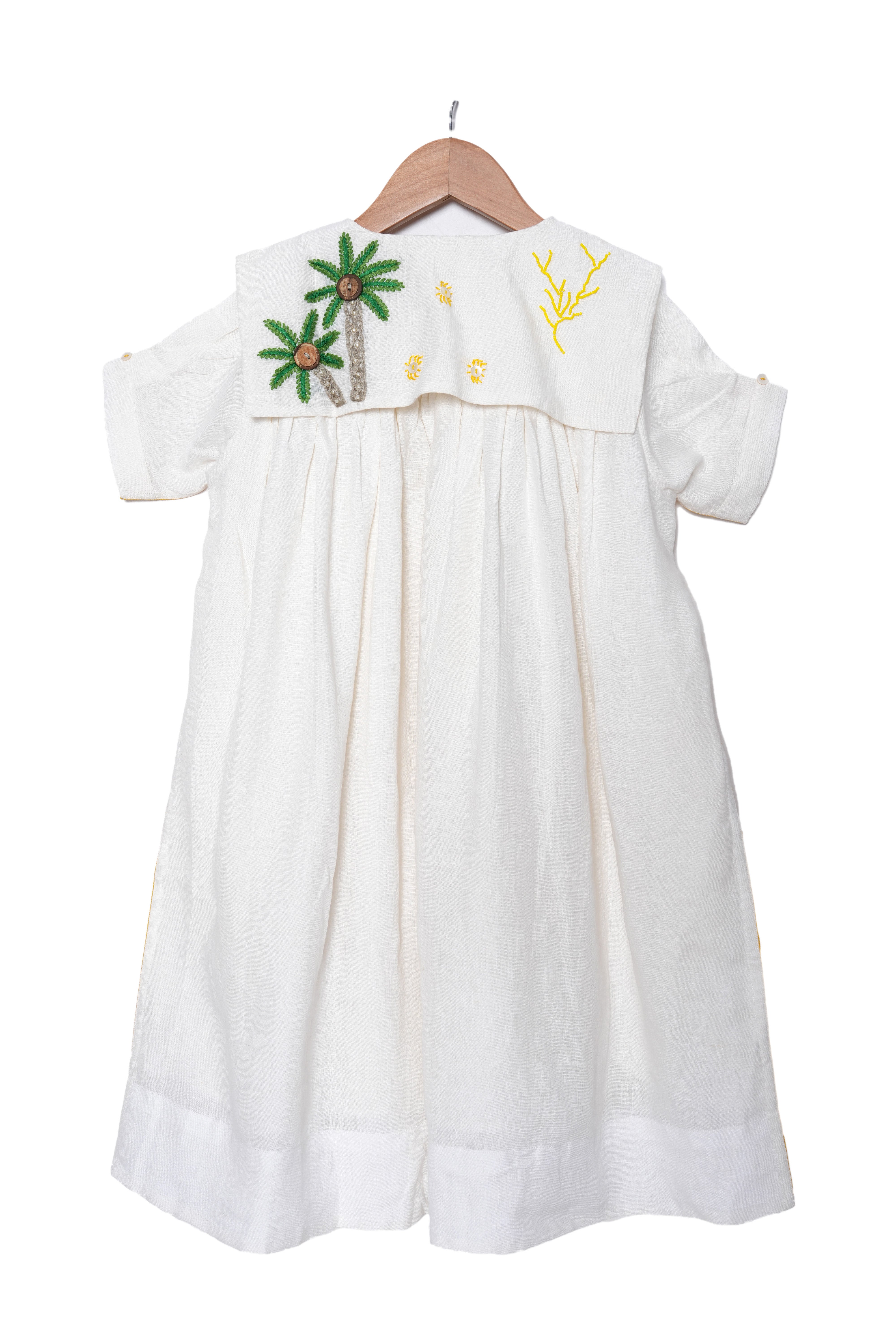 The Block Lab Paradise White Dress - Elegant Summer Maxi Dress for Women | Beach Wedding, Vacation & Party Wear