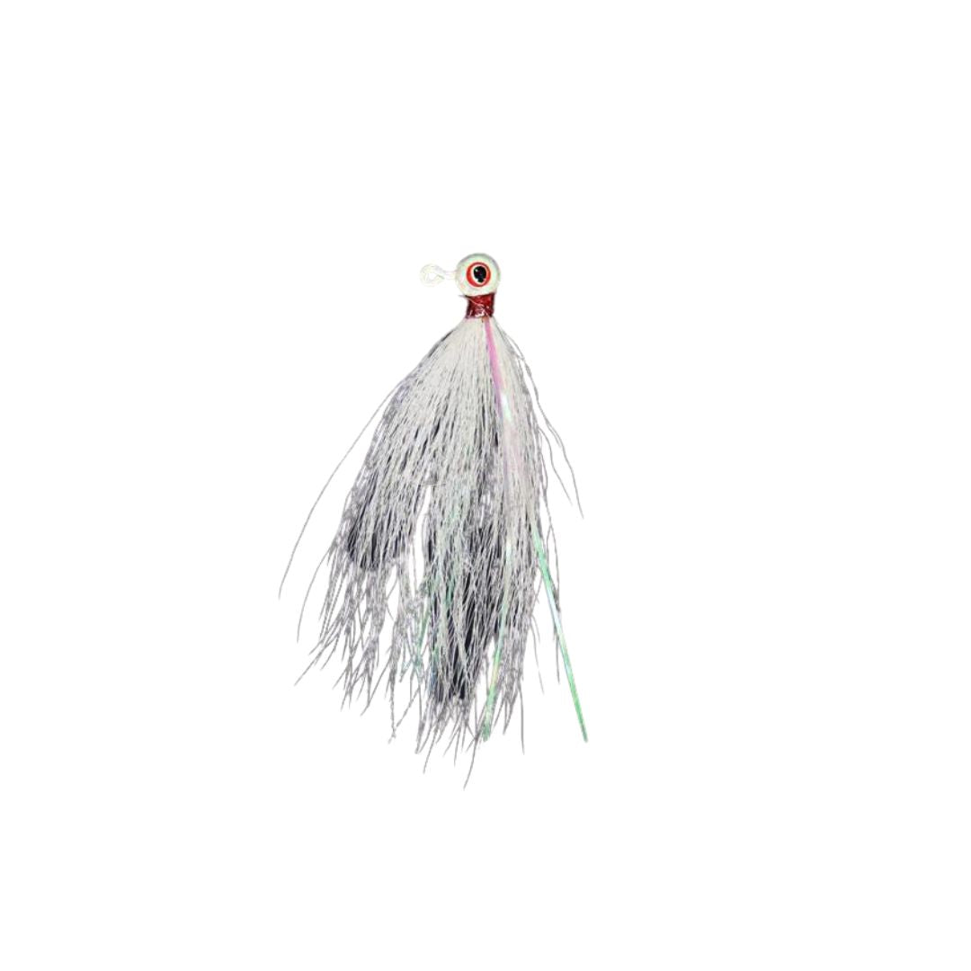Jigging World Power Ball 3/8oz Bucktail Skirt Fishing Lures - Saltwater & Freshwater Jigging Teaser for Bass, Walleye, and Striped Fish