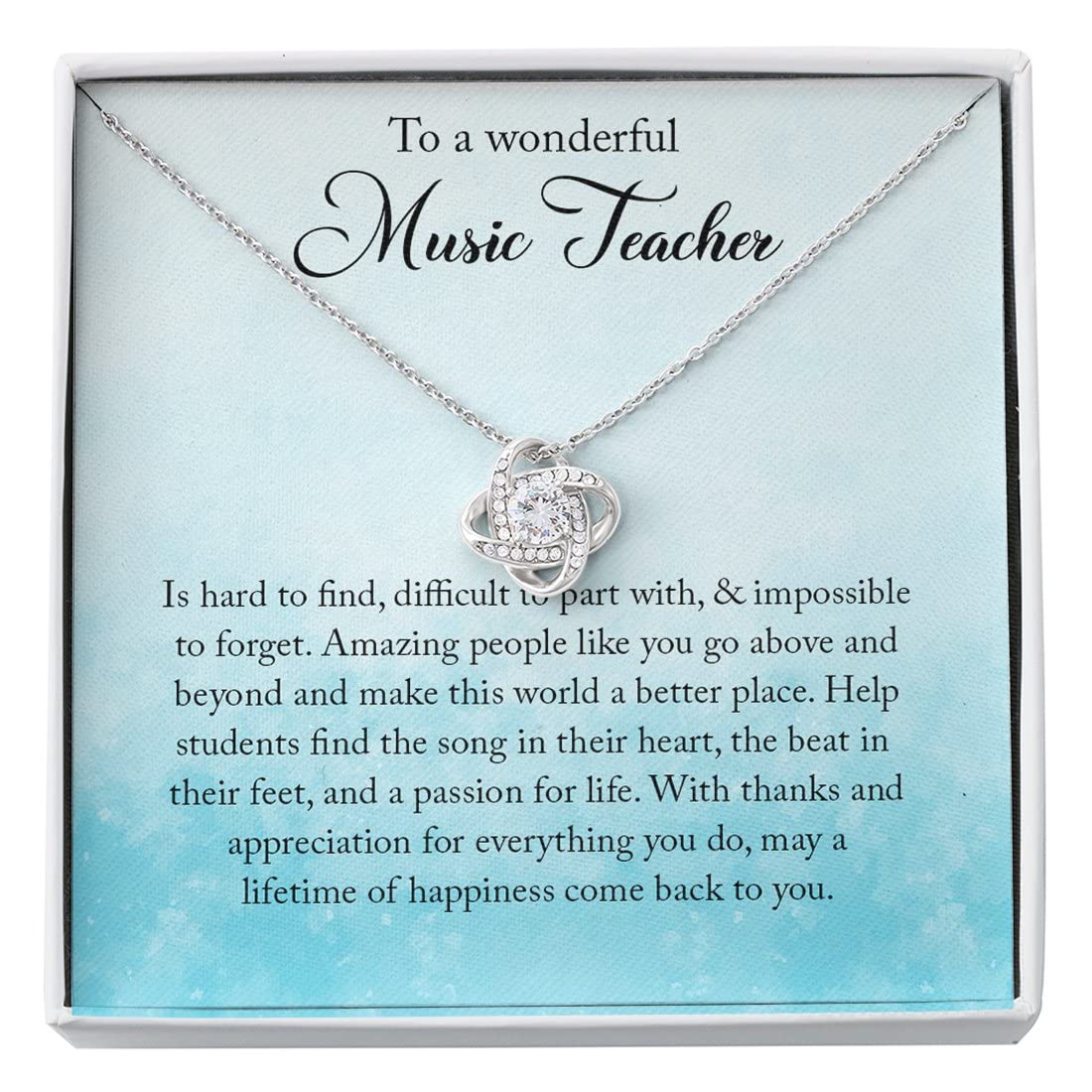 Best Gift for Music Teacher - Thoughtful Orchestra & Piano Teacher Appreciation Present - Perfect for Musicians, Music Instructors & Educators - Ideal for Holidays, Thank You Gifts & Special Occasions