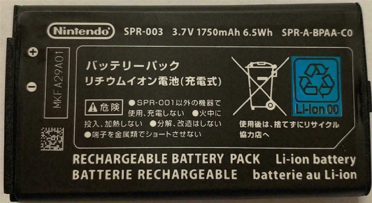 Original Genuine Replacement Battery for Nintendo 3DS XL - SPR 003 | Long-Lasting Power for Gaming | Perfect for Travel, Home & On-the-Go Play