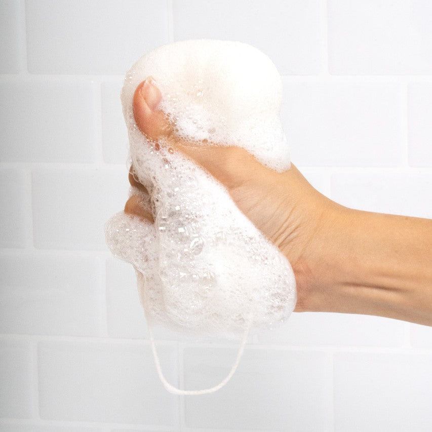 Eco-Friendly Compostable Konjac Body Sponge for Gentle Exfoliation & Cleansing - Ideal for Sensitive Skin & Sustainable Skincare Routine
