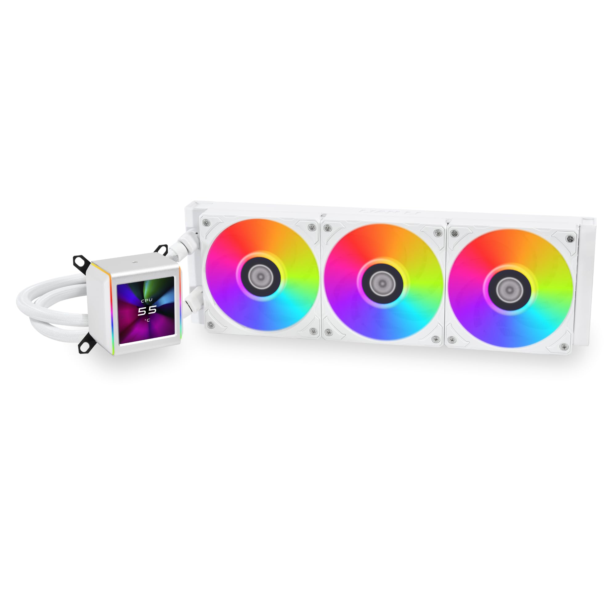 Lian Li GA Galahad II 360 AIO Liquid CPU Cooler - 8th Gen Asetek Pump, 2.88