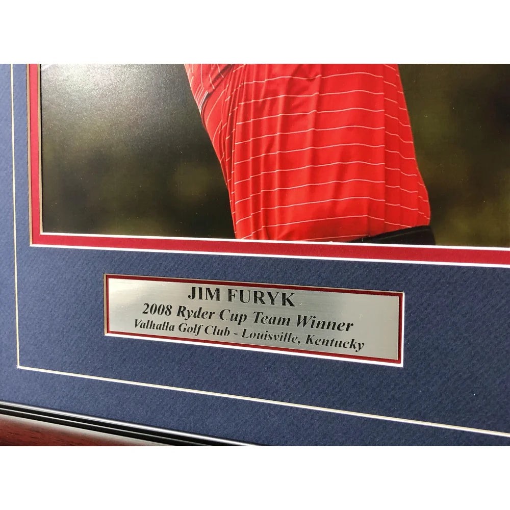 Authentic Jim Furyk 2008 Ryder Cup Framed Ticket Collage with COA - PGA Golf Memorabilia - Perfect for Golf Fans, Man Cave Decor & Sports Collectibles