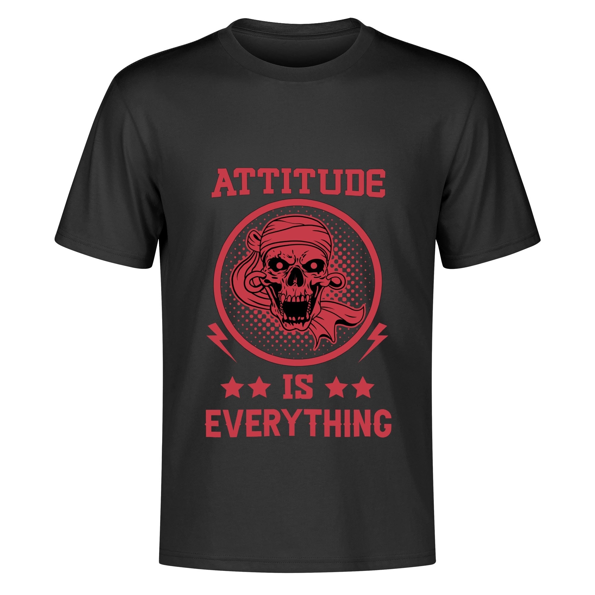 Attitude Is Everything Men's Cotton T-Shirt - Soft Comfortable Casual Tee for Everyday Wear, Gym & Street Style