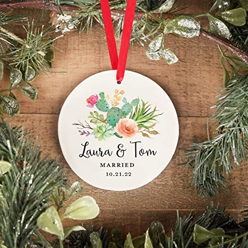 Cactus Married Ornament
