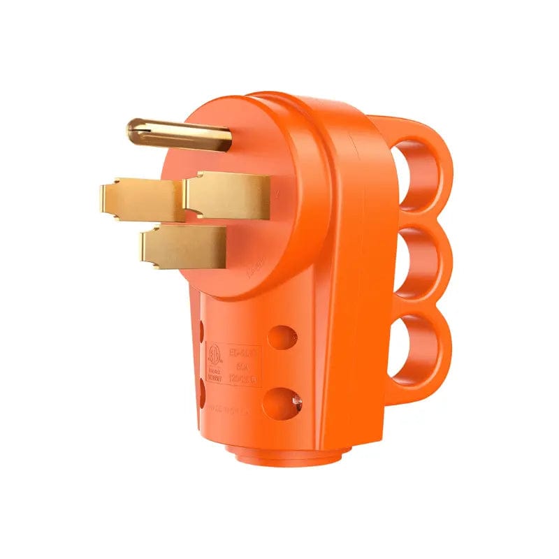 50Amp RV Replacement Male Plug - Heavy Duty Electrical Connector for Campers & Trailers | Perfect for Outdoor Power Hookups & RV Park Connections