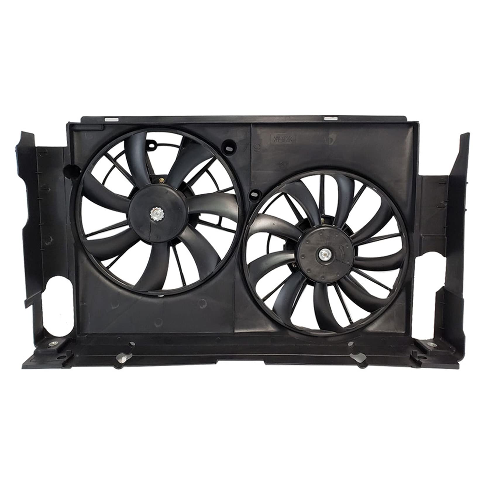 2013-2019 Toyota RAV4 Radiator Condenser Cooling Fan Assembly Replacement - Dual Fan Black (Part# TO3115177 623290) - Perfect for Engine Overheating Prevention & AC System Repair