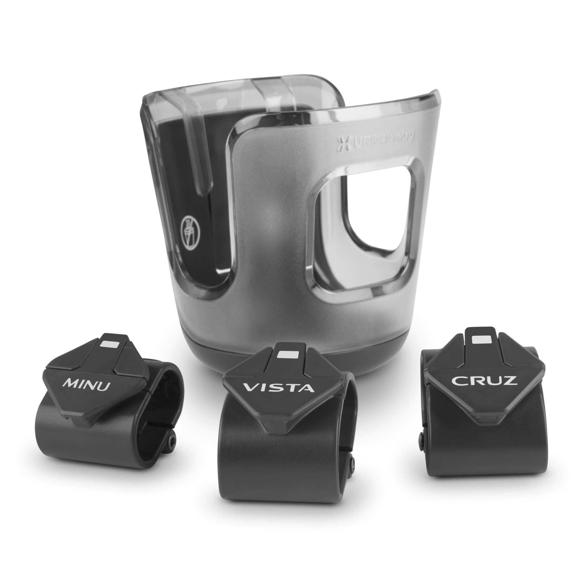 UPPAbaby Stroller Cup Holder - Compatible with Vista, Cruz & Minu Series (Vista V2/V3, Cruz V2, Minu V2/V3, Minu Duo) - Perfect for Coffee, Water Bottles & Snacks on the Go