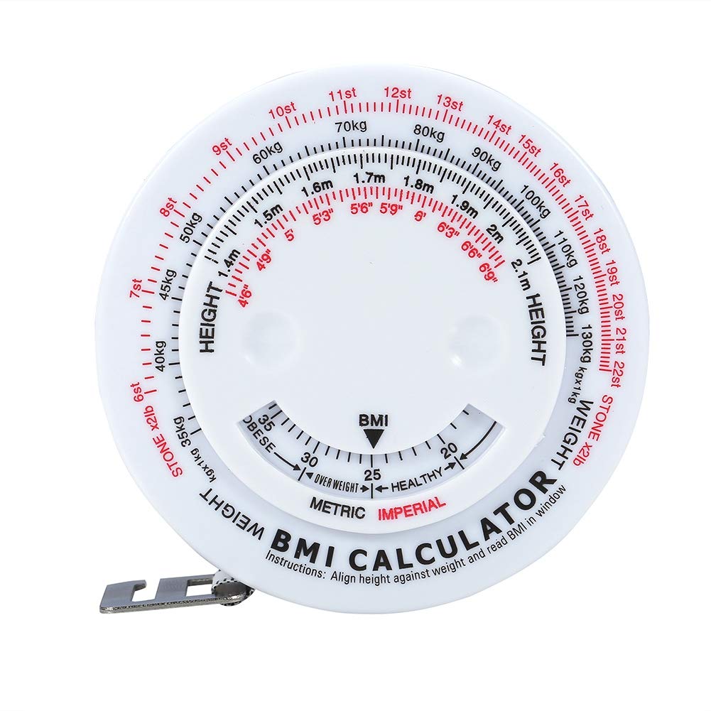 Uxsiya Digital Body Fat Monitor - Accurate BMI & Body Measurement Tape for Fitness Tracking - Retractable Design for Easy Use - Perfect for Home Gym, Weight Loss & Health Monitoring