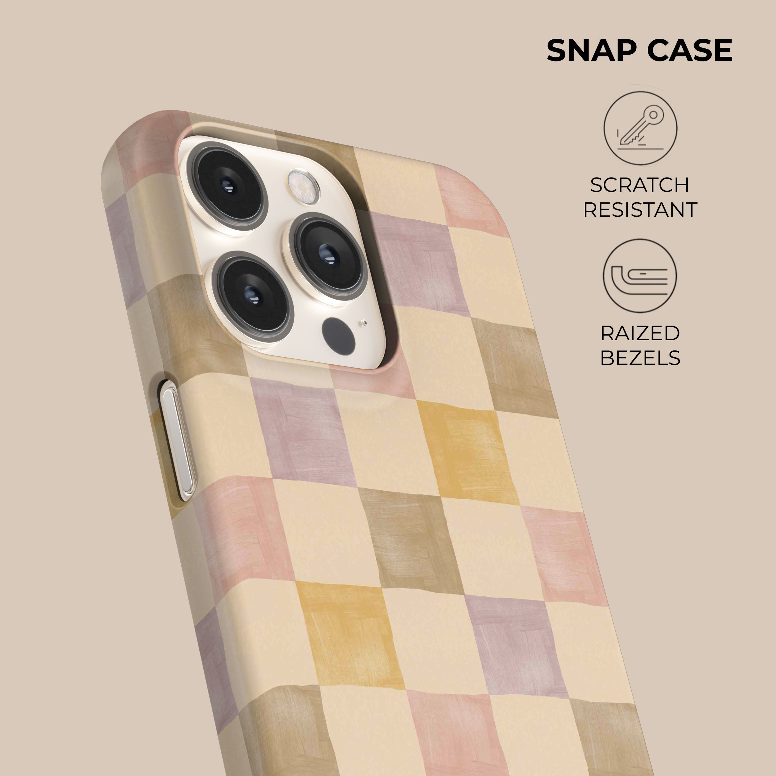 Pale Paradise Phone Case - Trendy Protective Cover for iPhone & Samsung - Perfect for Everyday Use, Travel & Outdoor Activities