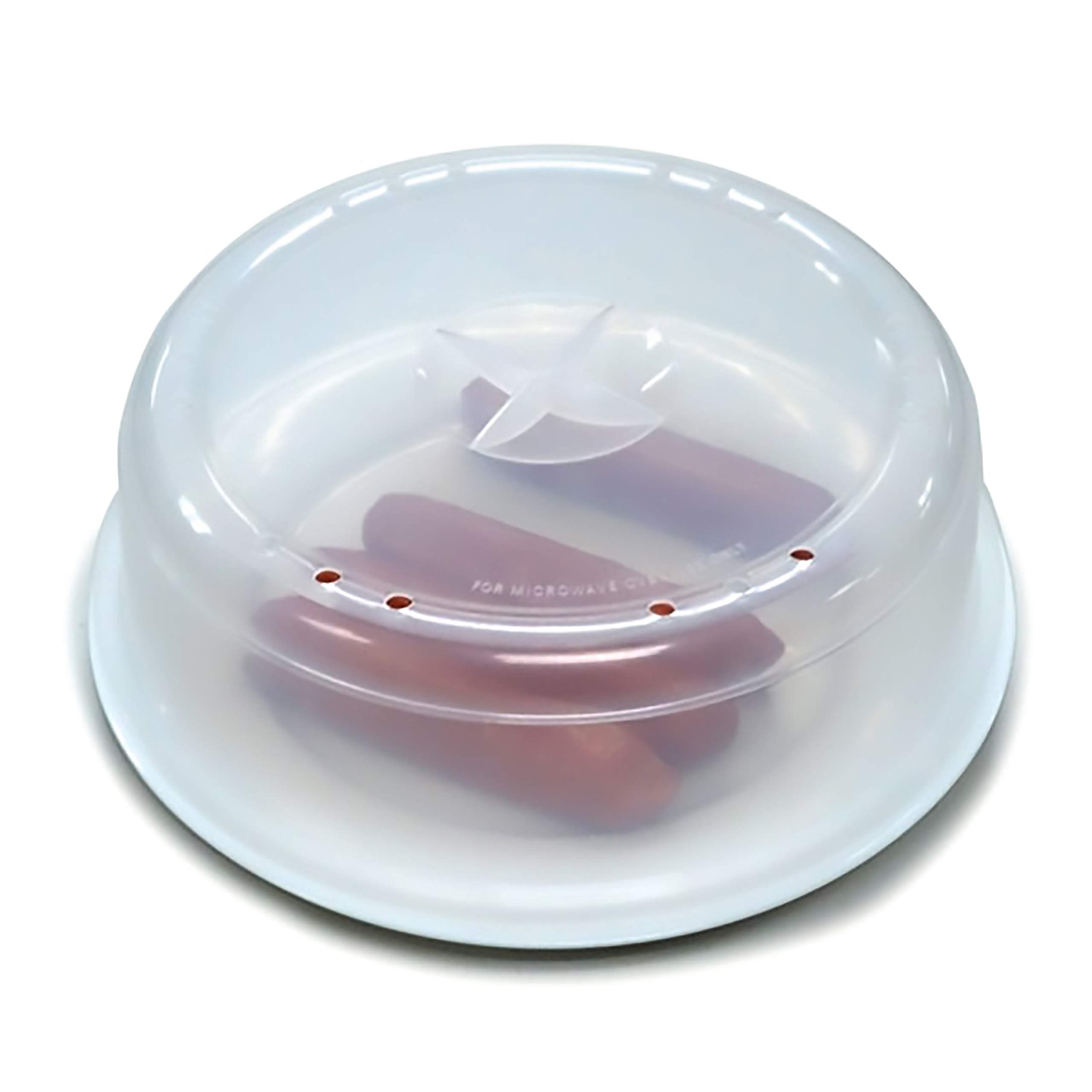 Norpro 2067 Microwave Splatter Cover - BPA-Free, Reusable, and Dishwasher Safe - Perfect for Preventing Messes in Microwave Cooking and Reheating Food