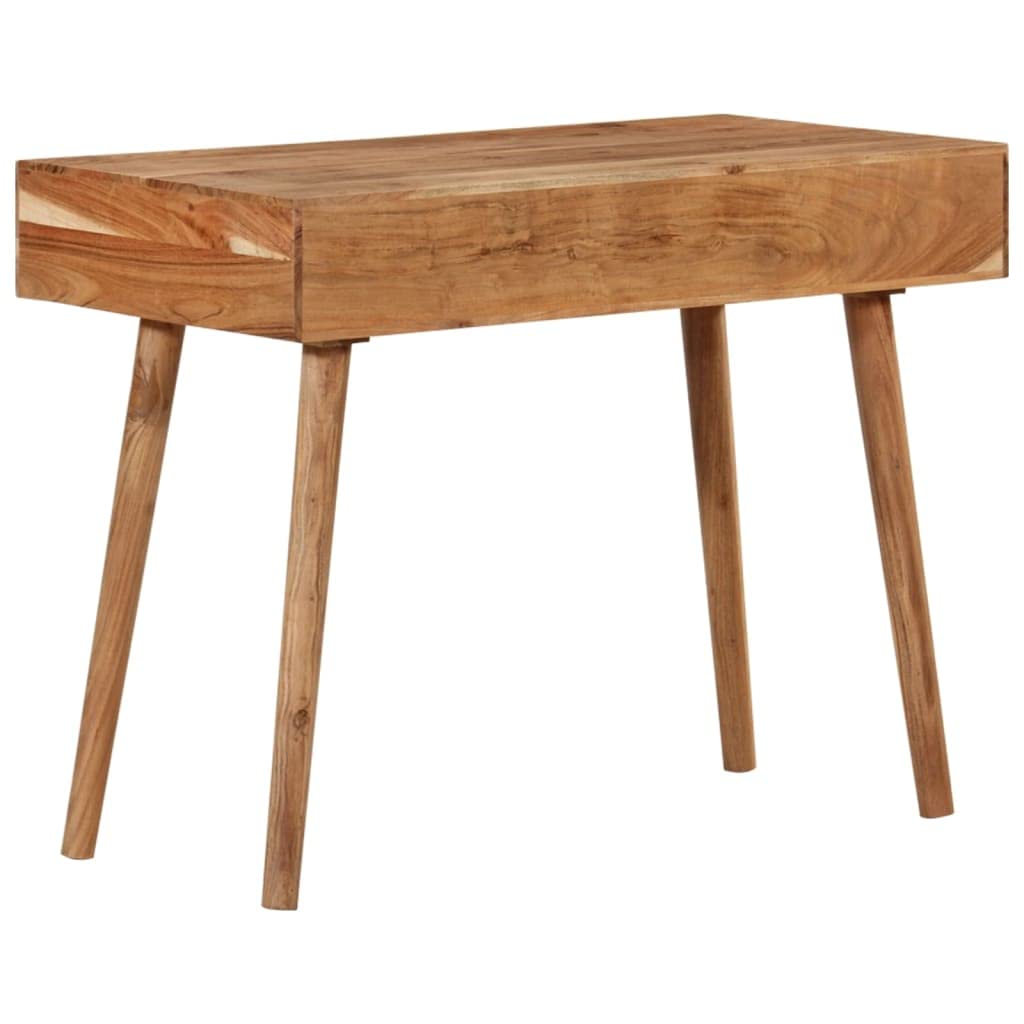 Sturdy Acacia Wood Writing Desk 39.3