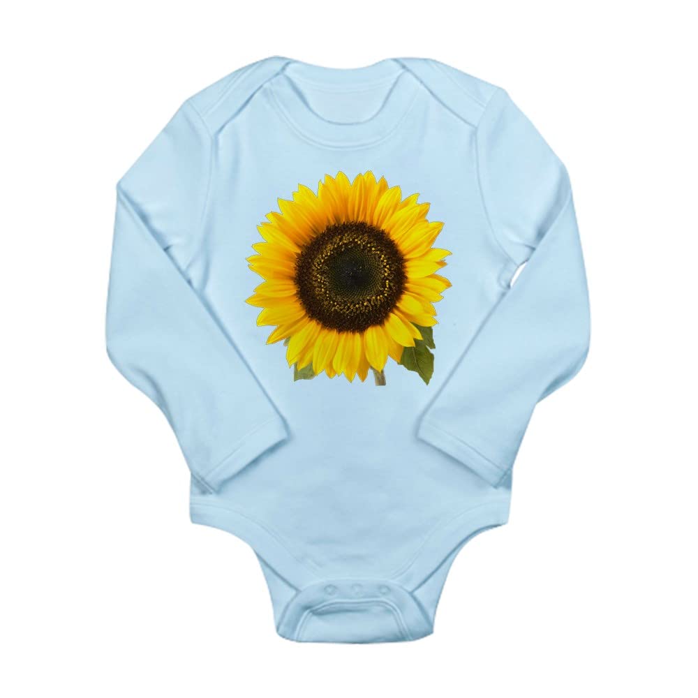 Sunflower Baby Bodysuit - Soft Cotton Infant Onesie for Boys & Girls - Perfect for Newborn Photos, Family Outings & Playtime