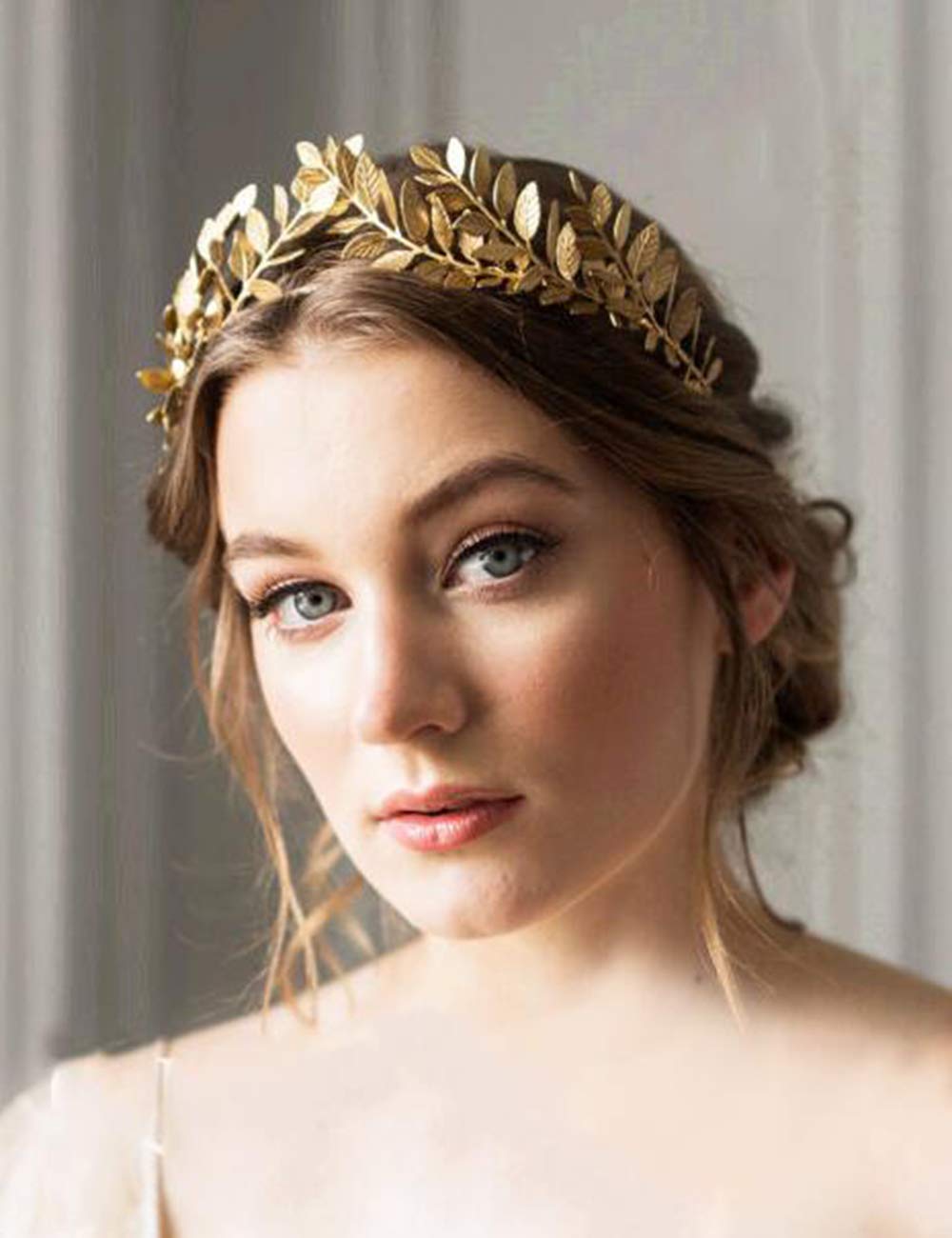 Chargances Silver Wedding Crown & Tiara – Bridal Princess Queen Headpiece, Baroque Vintage Leaf Headband for Bride & Bridesmaid – Elegant Leaf Jewelry for Women & Girls – Perfect for Weddings, Prom, Pageants & Special Occasions